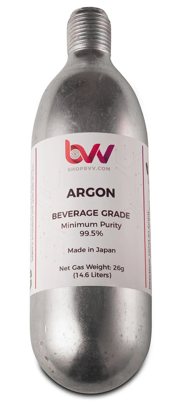 Argon Gas 99.5% -  Pure gas for preserving terpenes in flowers and concentrates