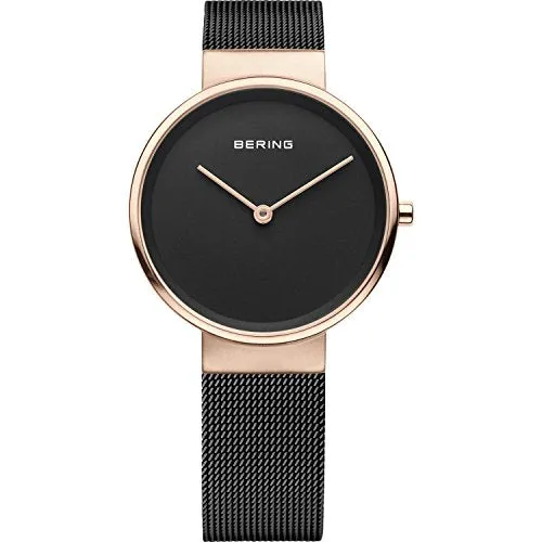 BERING Women Analog Quartz Classic Collection Watch with Stainless Steel Strap & Sapphire Crystal 14531-362