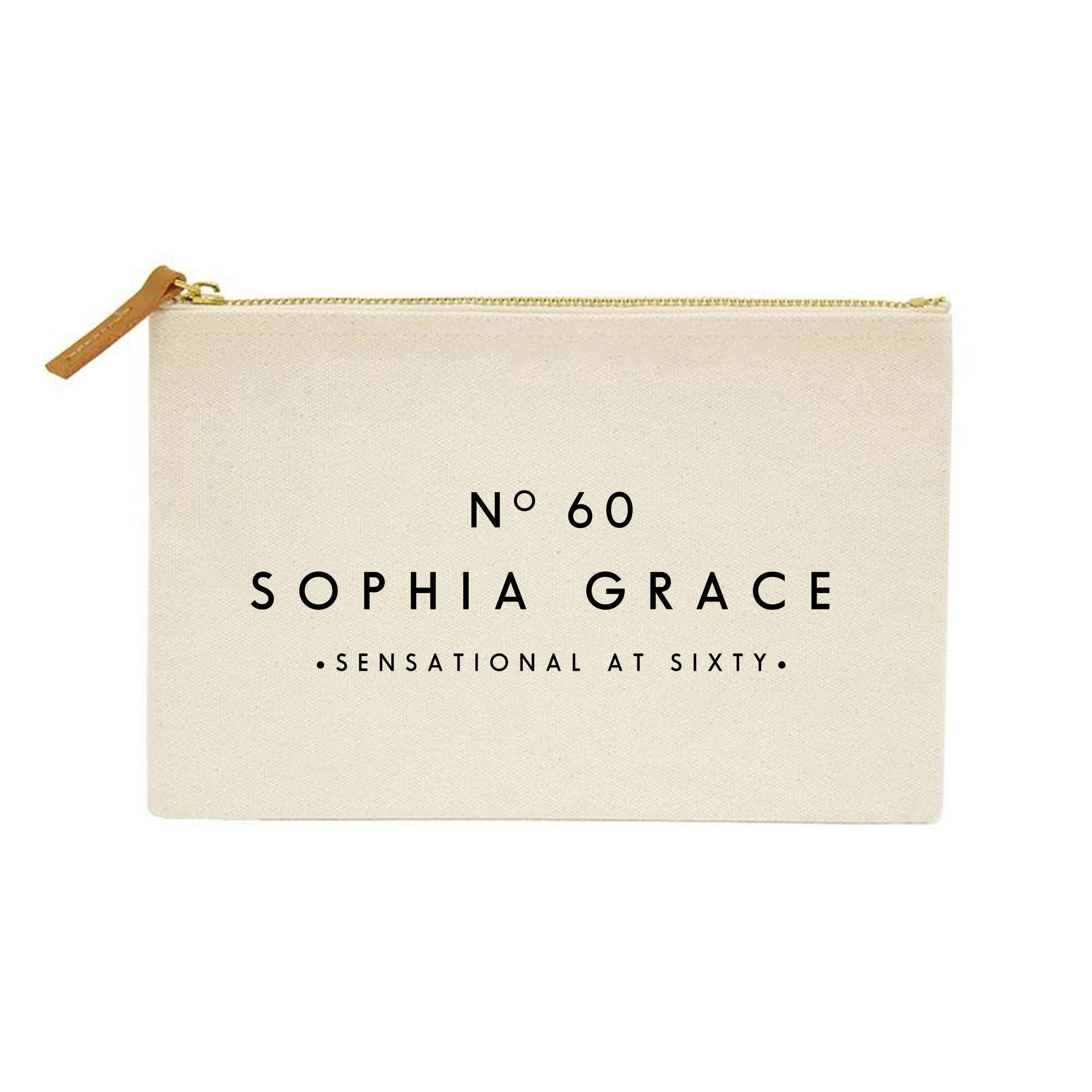 Birthday Gift Ideas | 60th Birthday Gift | Personalised Makeup Bag | Custom Makeup Bag | Birthday gift ideas for her | 60th Gift
