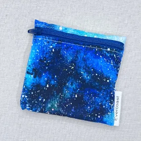 Blue Galaxy Reusable Mini Snack Bag