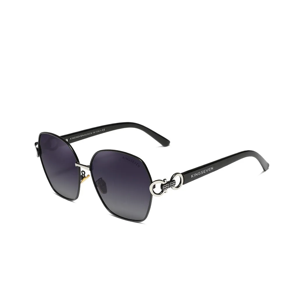 Brand New  Vintage Butterfly Sunglasses Women Retro Double Ring Design Gradient Square Sun Glasses Female UV400