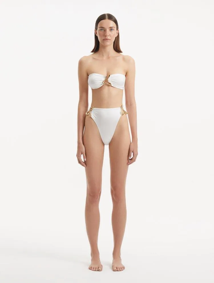 Clyde White Bikini Set
