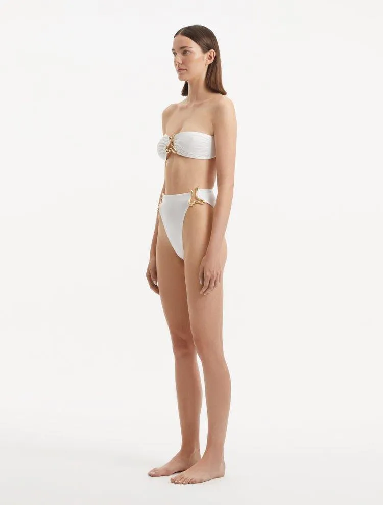 Clyde White Bikini Set