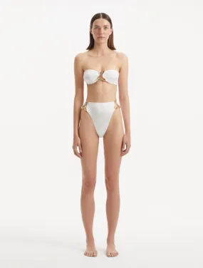 Clyde White Bikini Set
