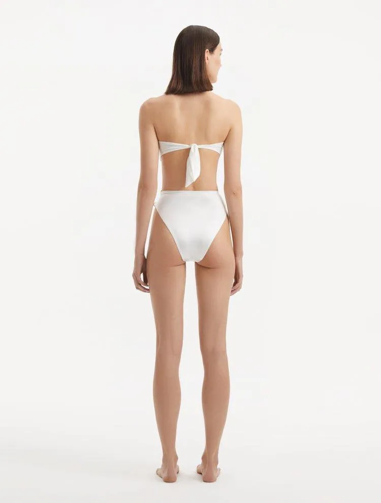 Clyde White Bikini Set