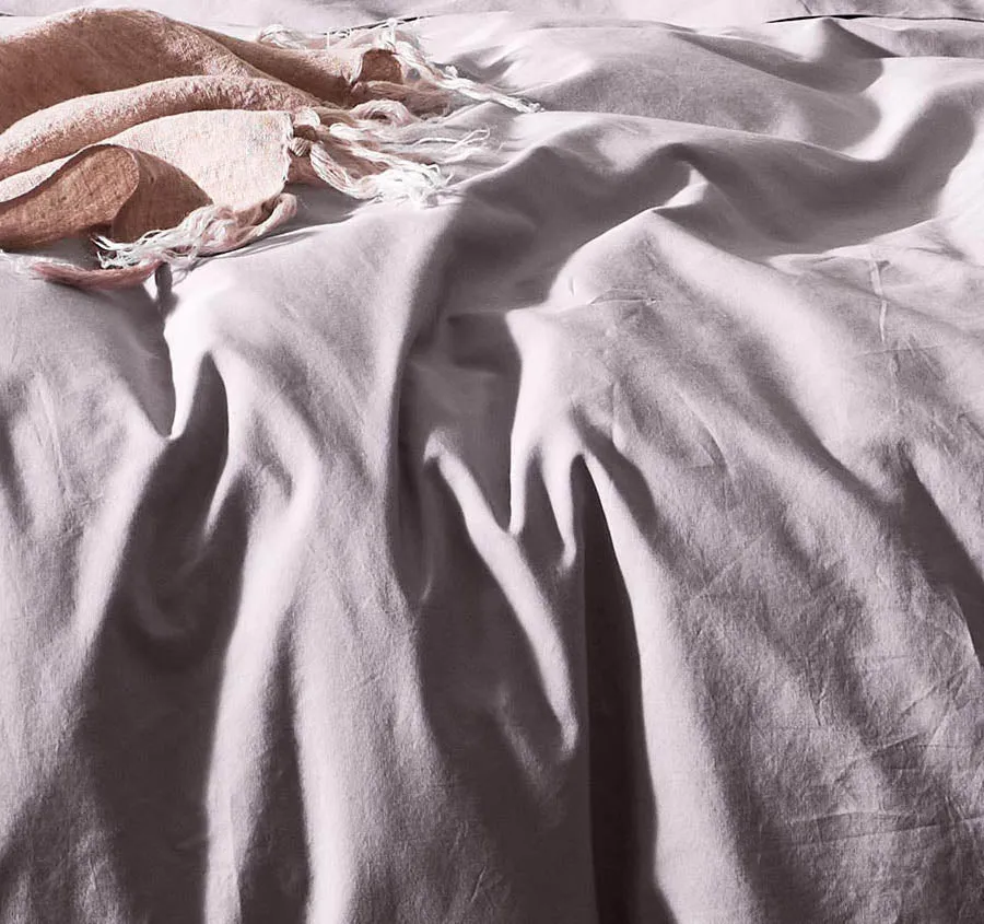 Halo Organic Cotton Quilt Cover Range Dusk