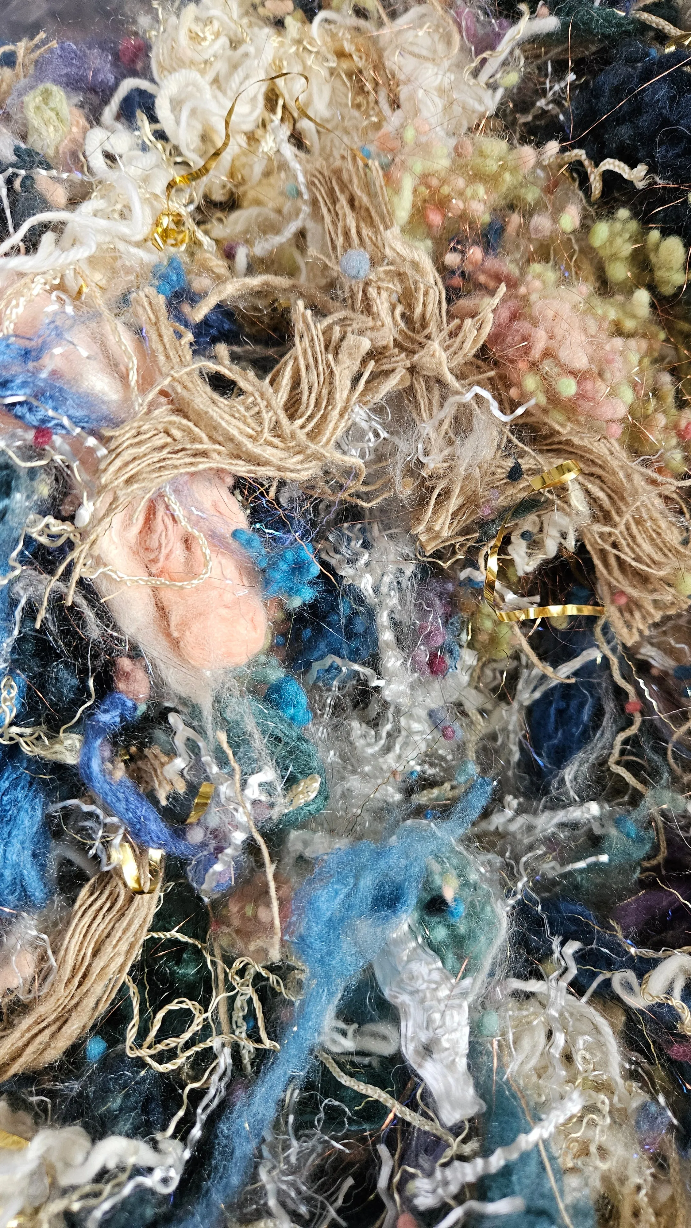 IRIS Alphonse Mucha Inspired Fiber Art Texture Bamboo Blend Kit - 2.5 oz