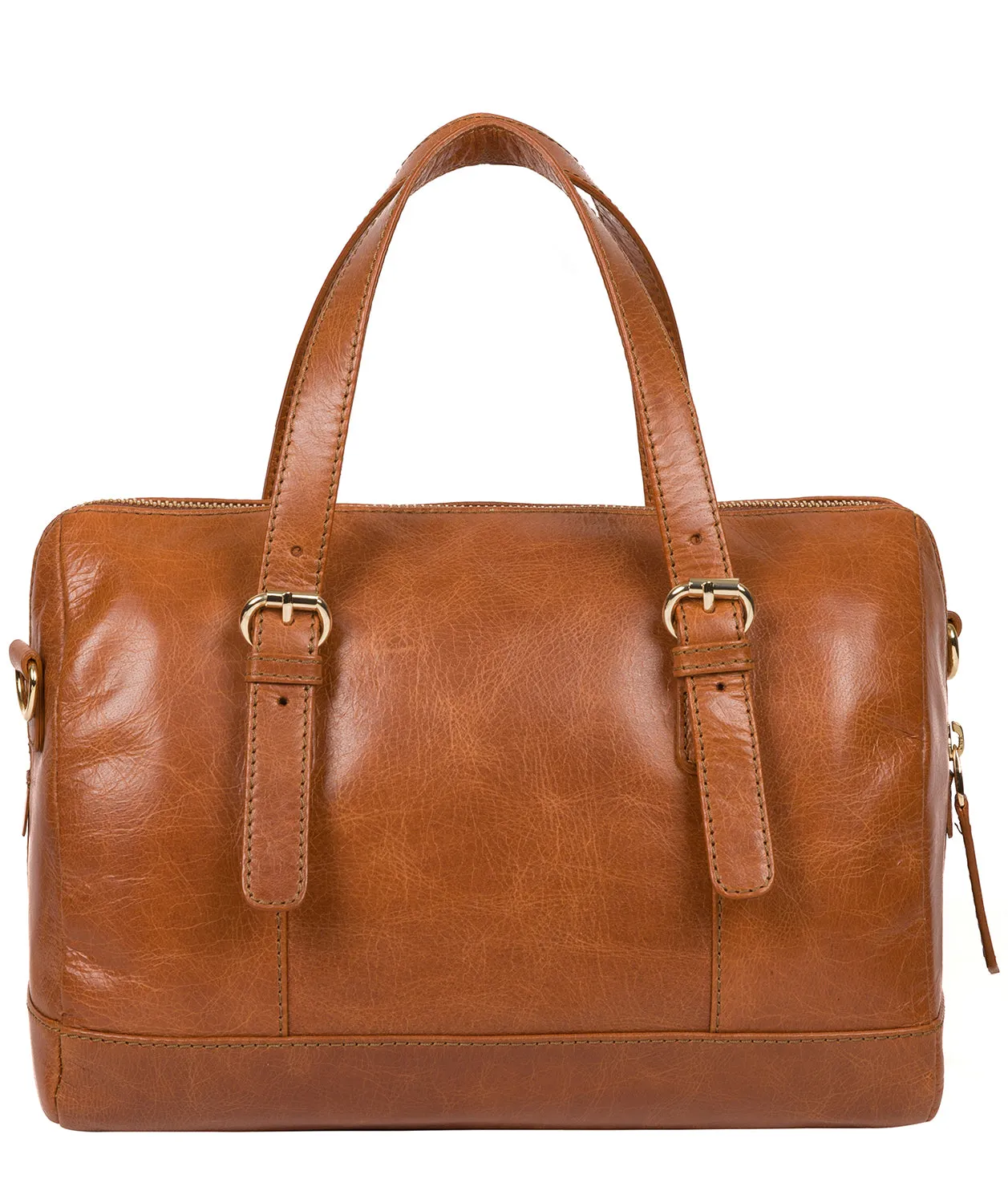 'Iris' Hazelnut Leather Handbag