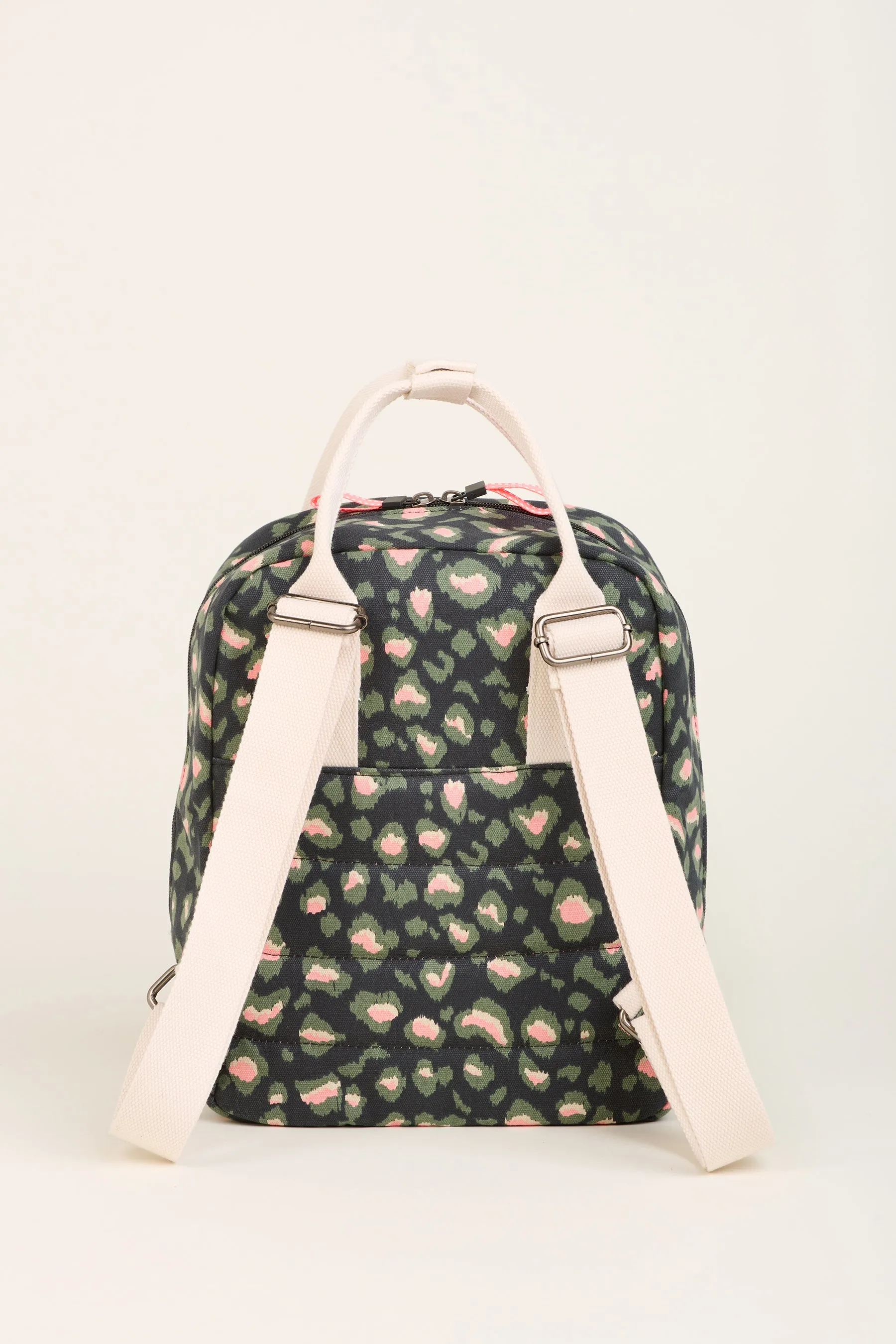 Khaki Leopard Print Classic Backpack