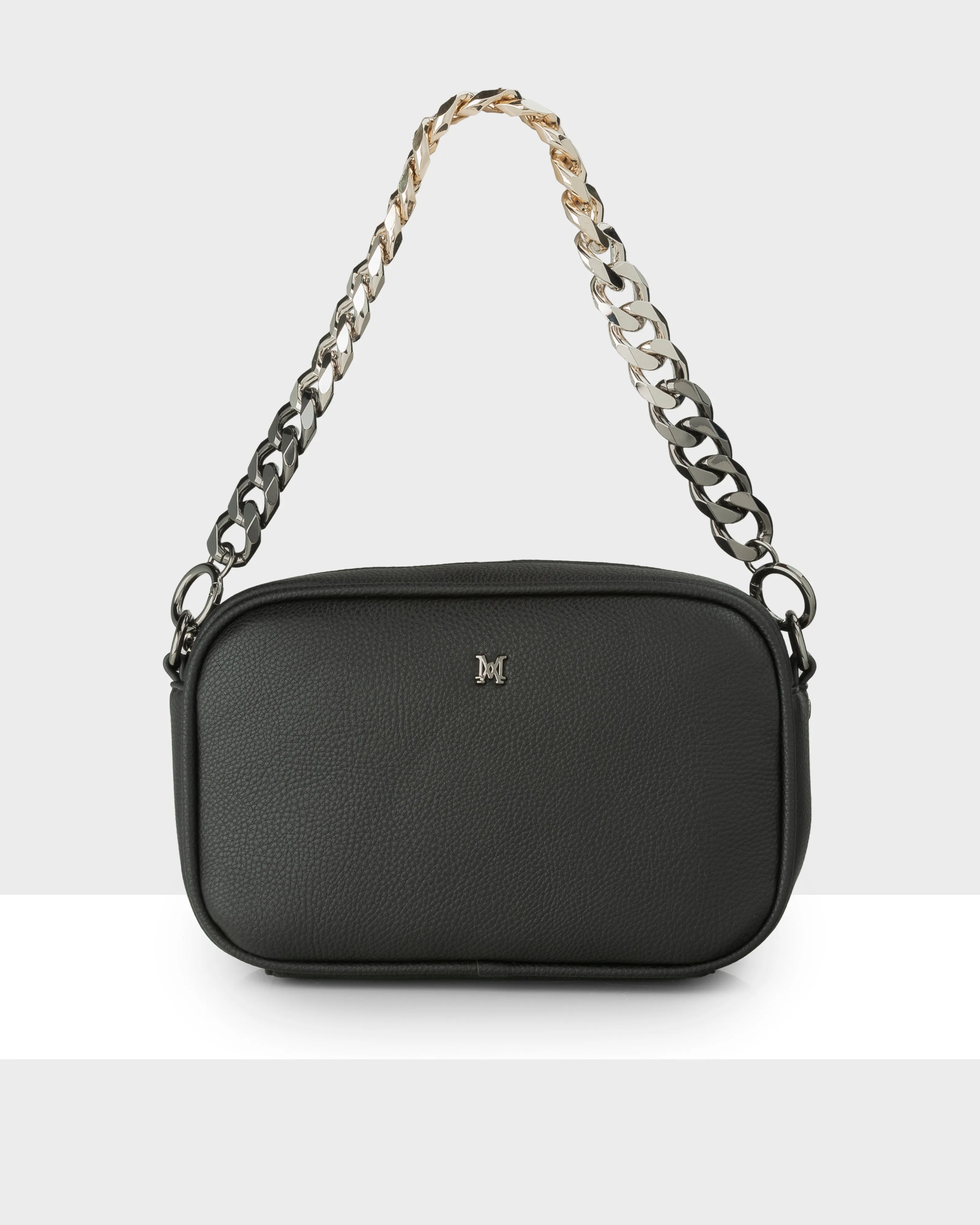 Monica Camera Crossbody Bag   Chunky Chain Strap