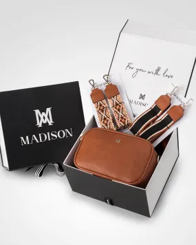 Monica "Wear it 3 Ways" Giftbox - Aztec, Stripe & Matching Bag Strap