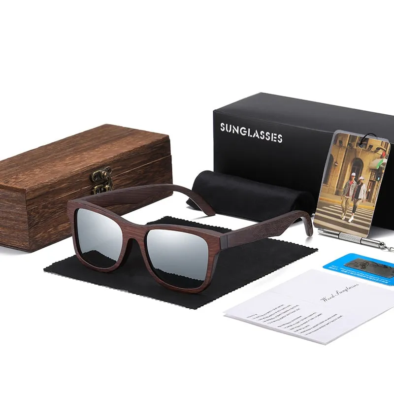 NATURAL BAMBOO SUNGLASSES