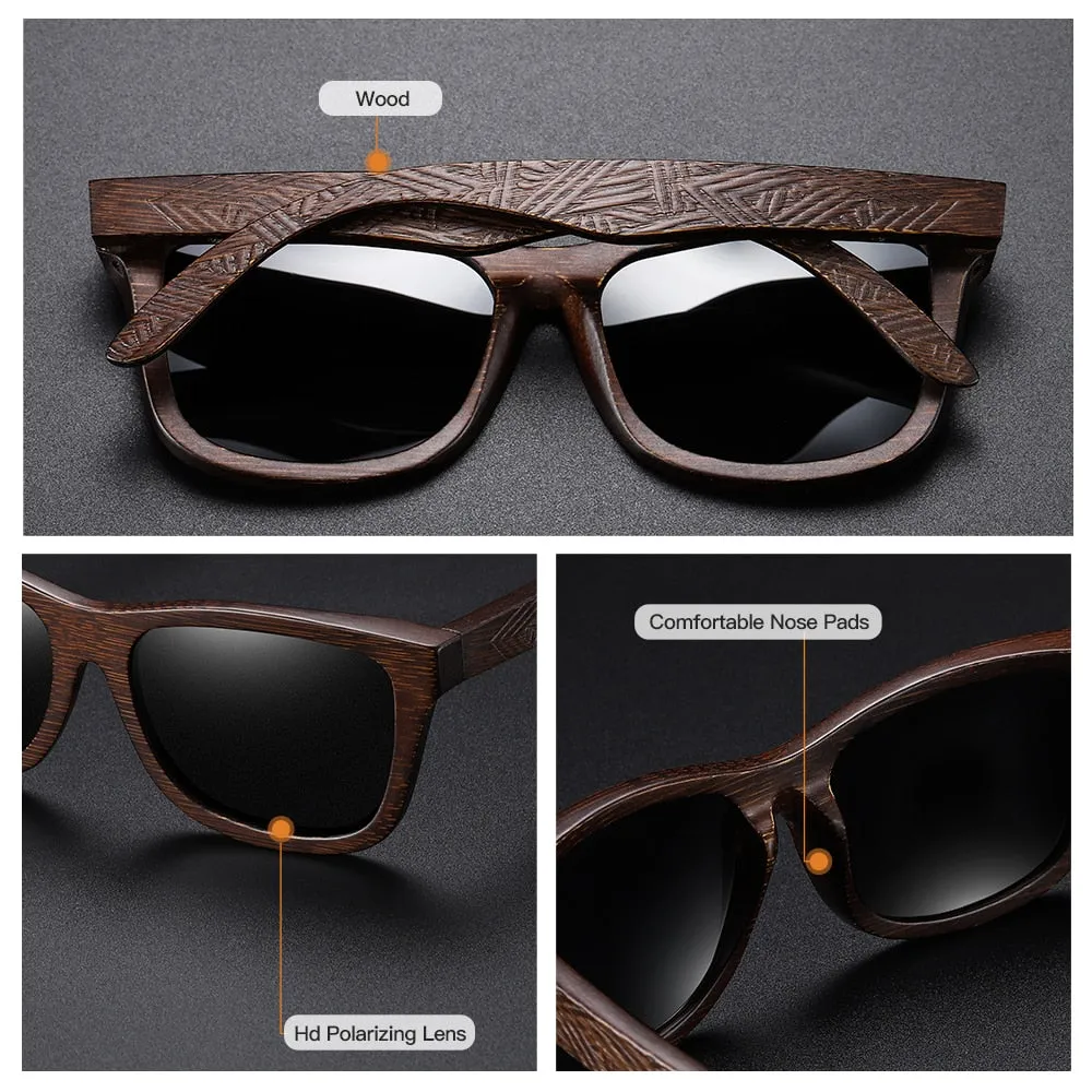 NATURAL BAMBOO SUNGLASSES