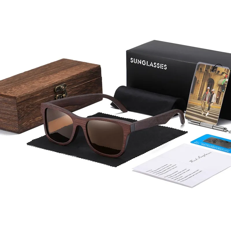 NATURAL BAMBOO SUNGLASSES