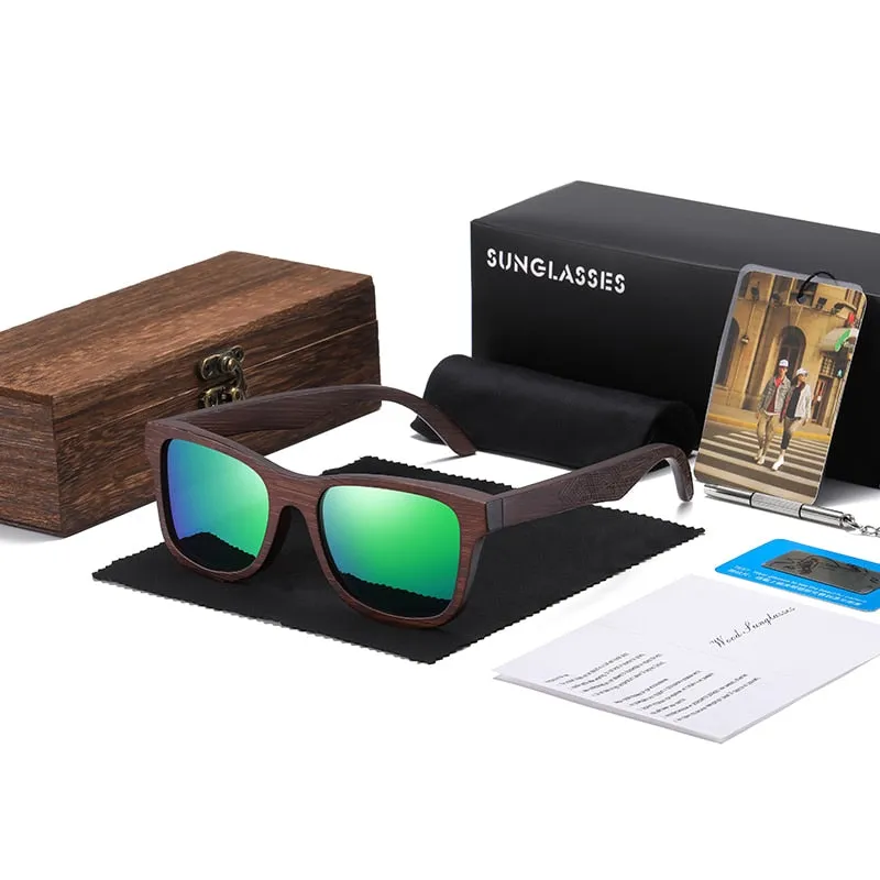 NATURAL BAMBOO SUNGLASSES