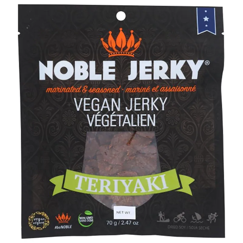Noble Jerky - Vegan Jerky Teriyaki, 2.47oz