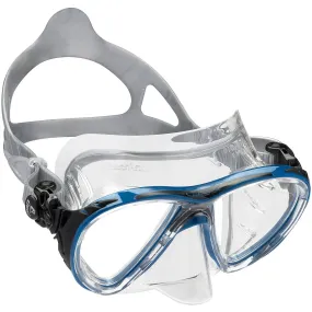 Open Box Cressi Big Eyes Evolution Crystal Adult Size Scuba Mask-Blue / Black