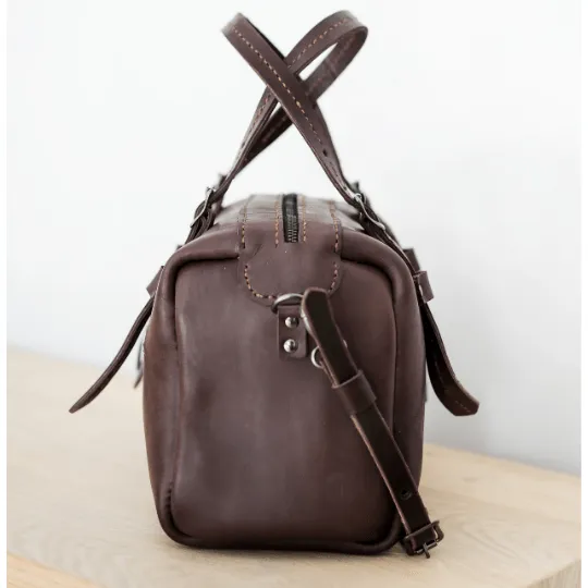 Premium Leather Priscilla Handbag 2.1  Chocolate Brown
