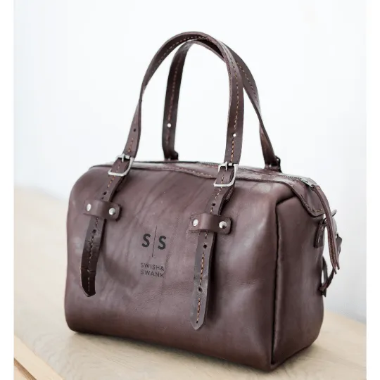 Premium Leather Priscilla Handbag 2.1  Chocolate Brown