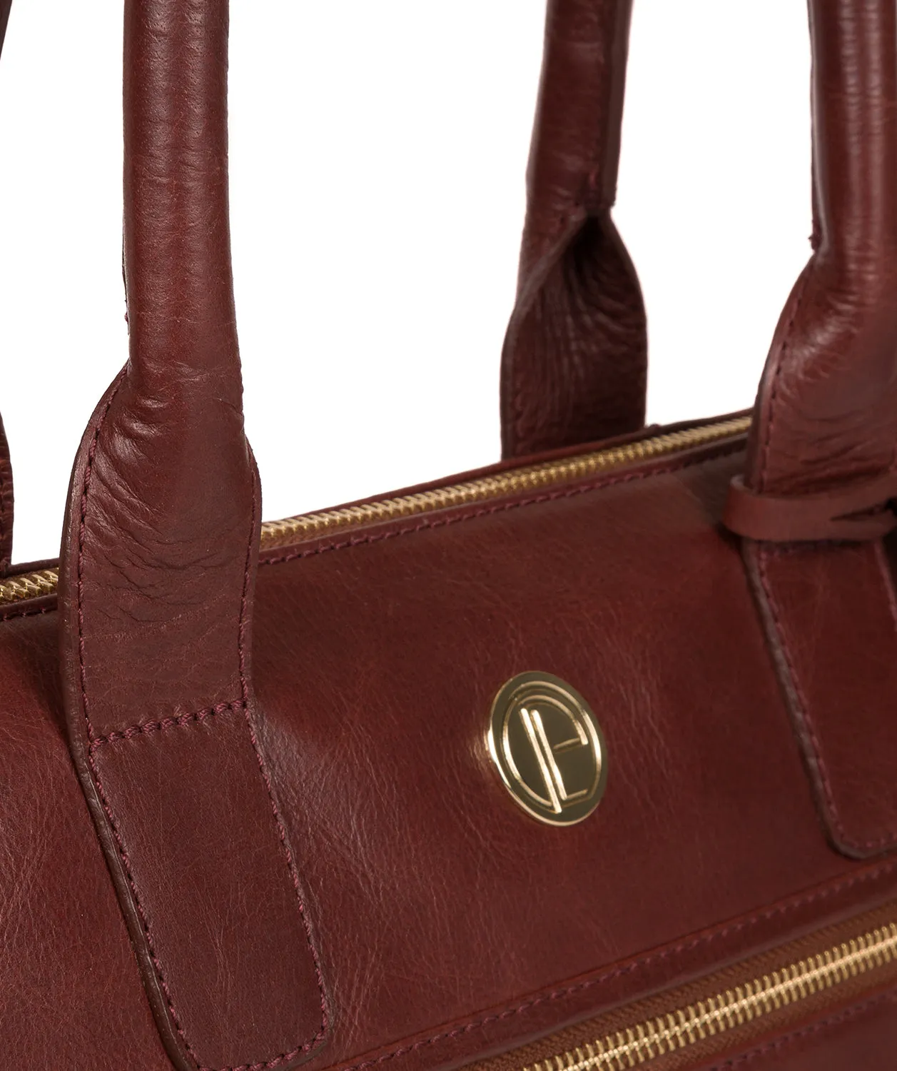 'Primrose' Chestnut Leather Tote Bag