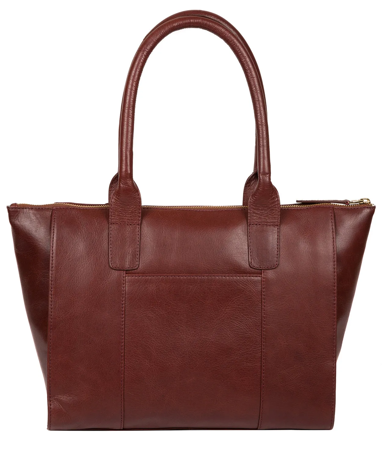'Primrose' Chestnut Leather Tote Bag