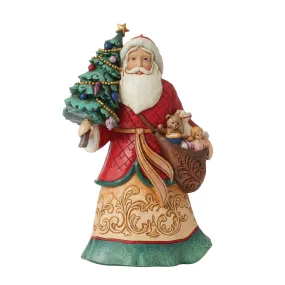 Santa With Tree and Toy Bag