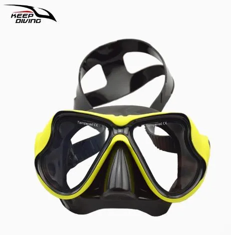 Scuba Diving Snorkeling Wide View Plano Lenses Anti-Fog Mask Adults 5 Colours DM401