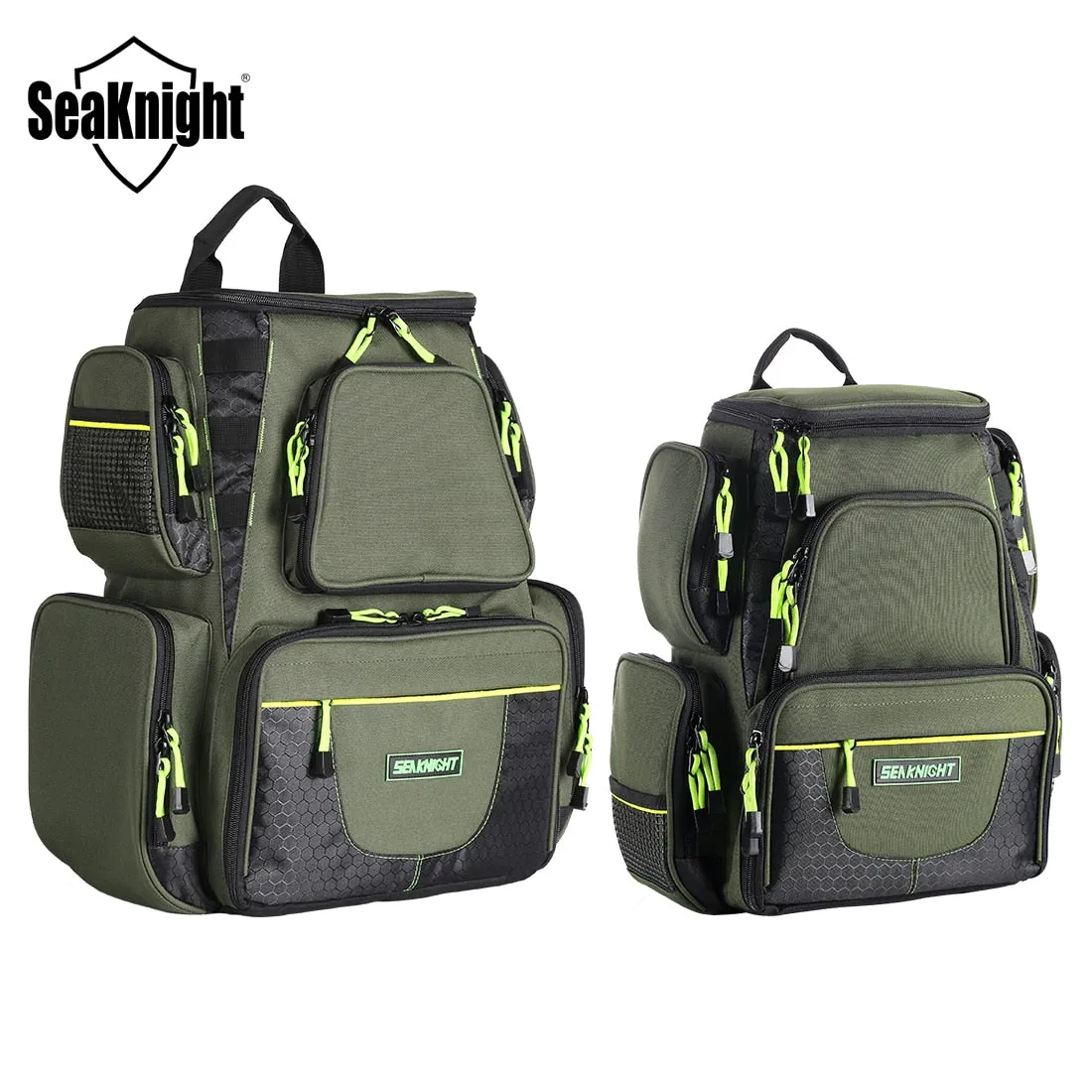 SeaKnight Brand SK004 Fishing Bag 25L 7.5L Large Storage Multifunctional Bag Water-Resistant Backpack Outdoor Fishing Tackle Bag