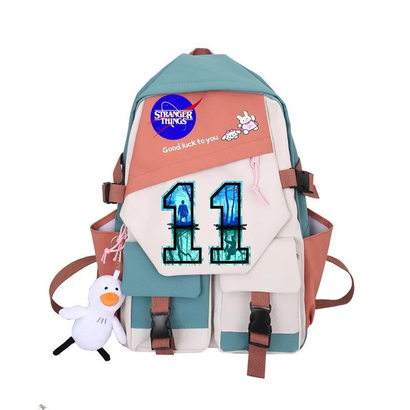 Stranger Things Backpack Student Schoolbag Simple Campus Lightweight Couple Backpack Backpack