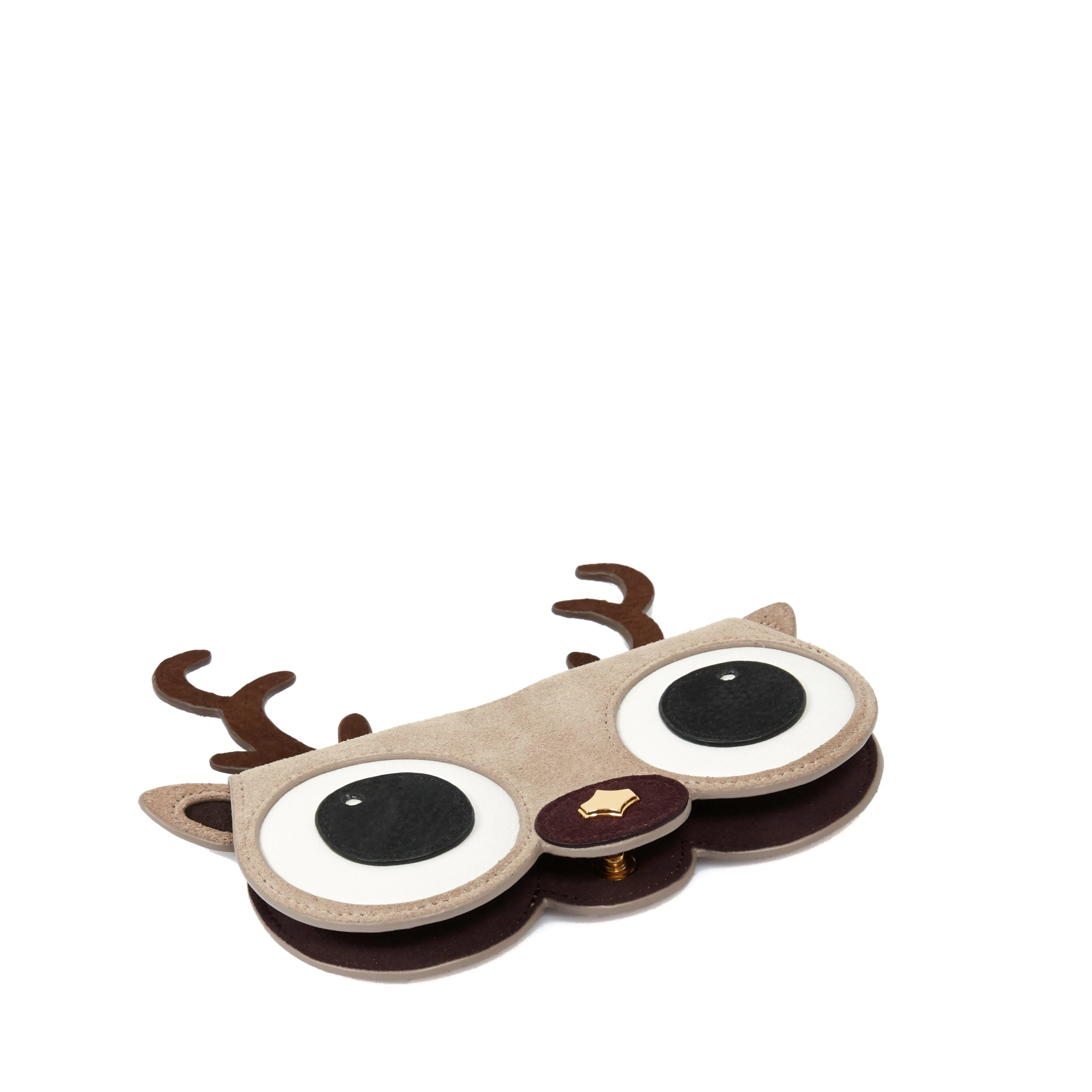 Sunglasses Case | Rudolph | Suede Gold Plated
