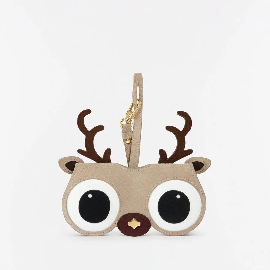 Sunglasses Case | Rudolph | Suede Gold Plated