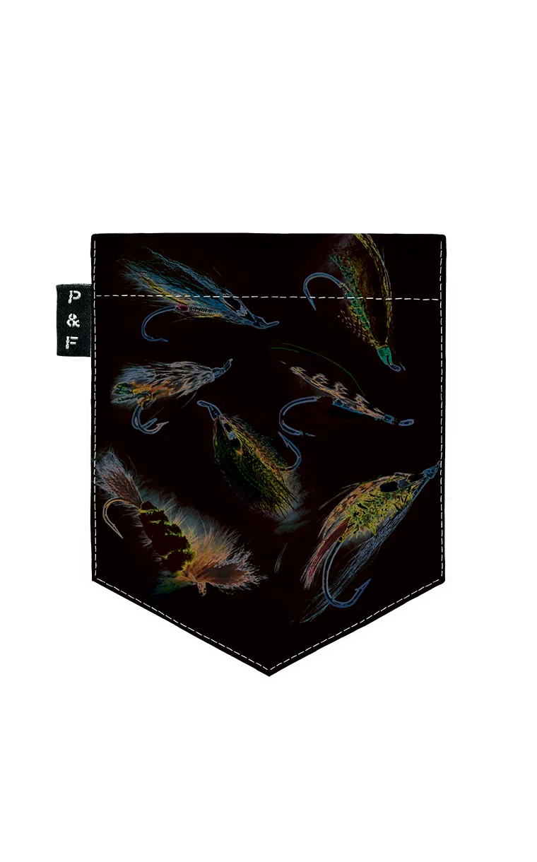 Tote Bag à poche L'eau à la mouche