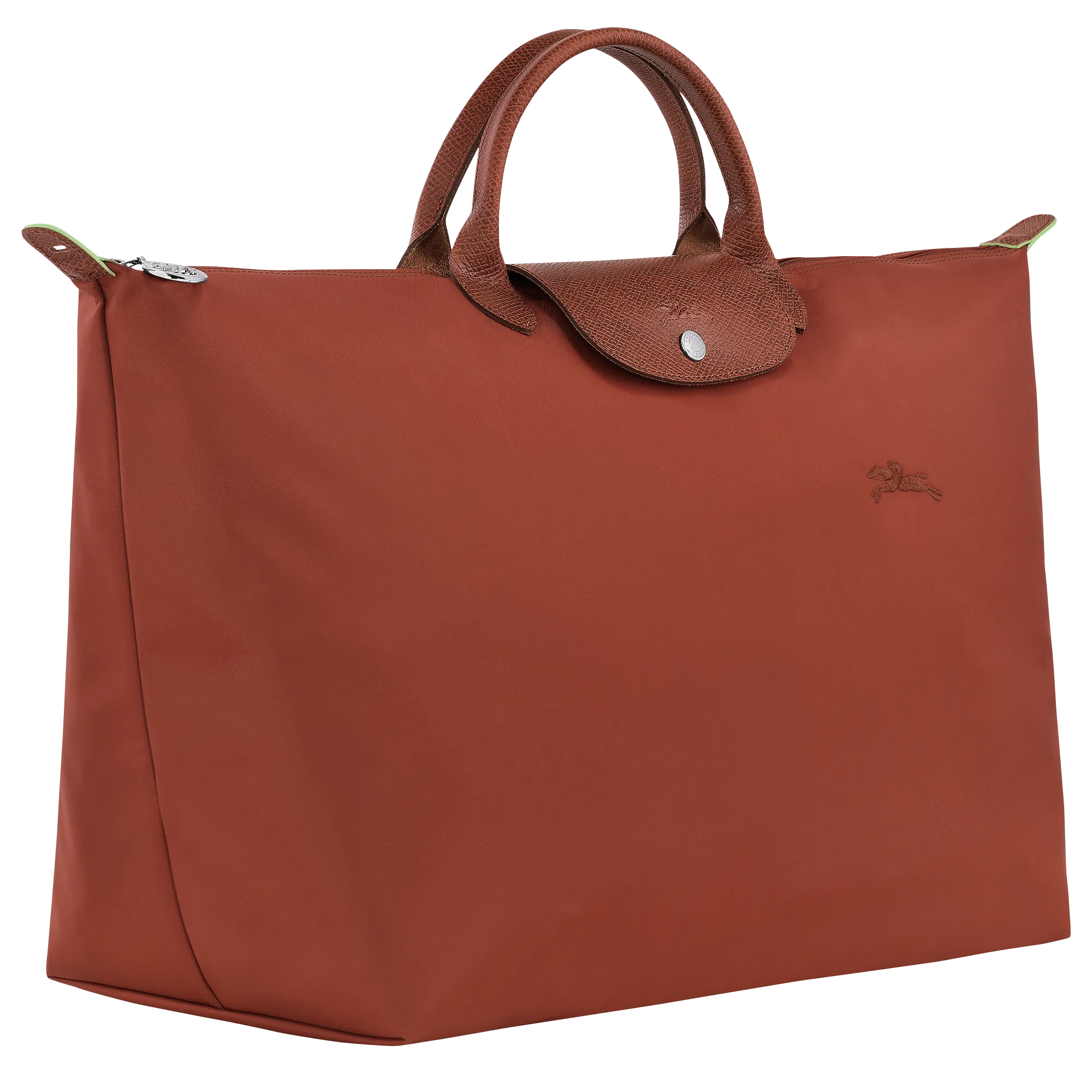 TRAVEL BAG S LE PLIAGE GREEN Recycled Canvas - Chestnut