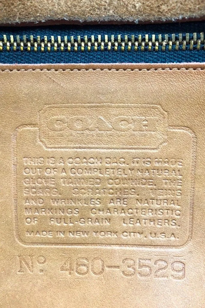 Vintage 1970s Coach City Bag NYC
