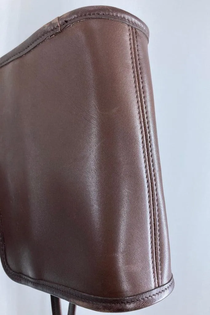 Vintage Brown Coach Disco Crossbody Bag