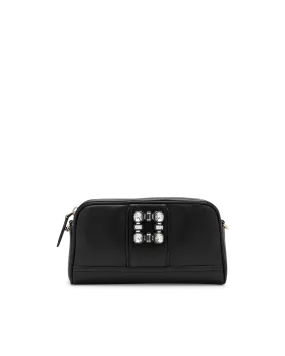 Walky Viv' Strass Buckle Leather Camera Bag