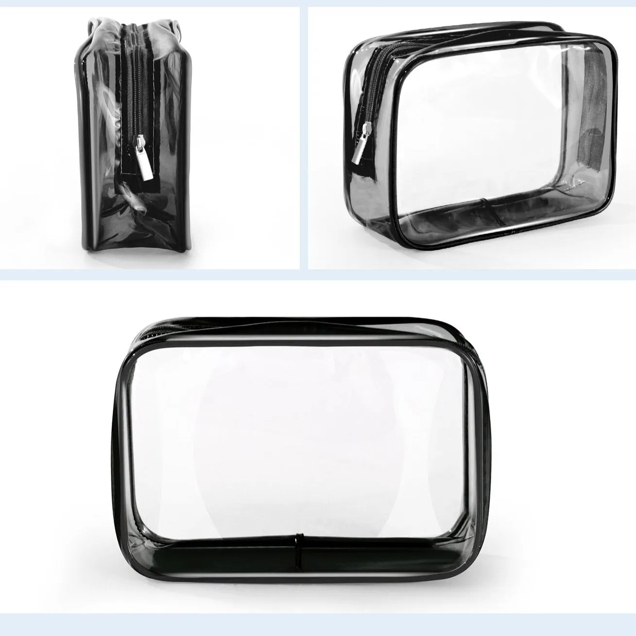 Waterproof PVC transparent cosmetic bag